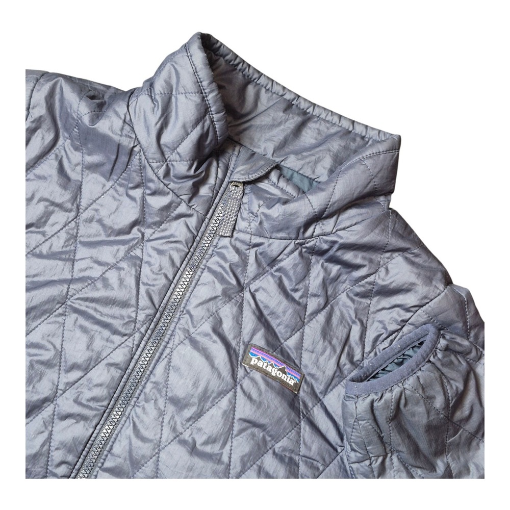 Patagonia Kids Navy Blue Quilted Puffer Jacket